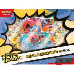 Pokemon TCG: Mega Evolution - Ascended Heroes - Mega Feraligatr ex Box