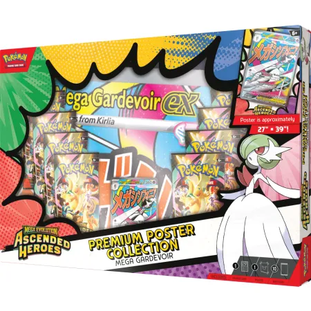 Pokemon TCG: Mega Evolution - Ascended Heroes - Premium Poster Collection - Mega Gardevoir