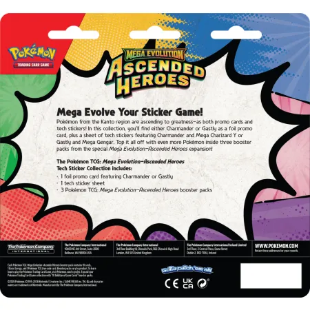 Pokemon TCG: Mega Evolution - Ascended Heroes - Tech Sticker - Mega Gengar