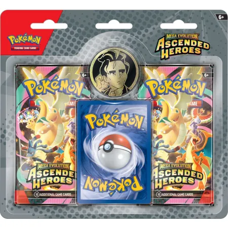 Pokemon TCG: Mega Evolution - Ascended Heroes - Larry Trainer's 2-Pack Blister (B)