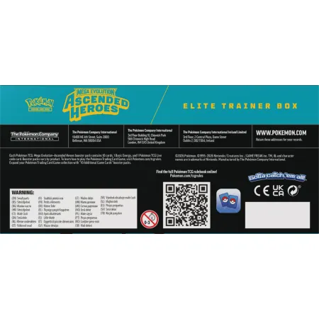Pokemon TCG: Mega Evolution - Ascended Heroes - Elite Trainer Box - Dragonite
