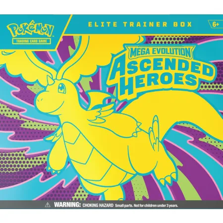 Pokemon TCG: Mega Evolution - Ascended Heroes - Elite Trainer Box - Dragonite