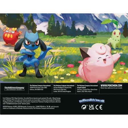 Pokemon TCG: Mega Evolution - Ascended Heroes - Mini Tin - Bundle (10)