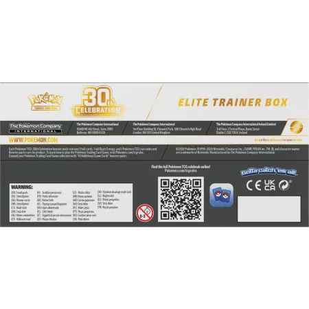 Pokemon TCG: 30th Celebration - Elite Trainer Box ETB CASE (10 szt.)