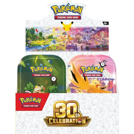 Pokemon TCG: 30th Celebration - Mini Tin - MIX Display (10)