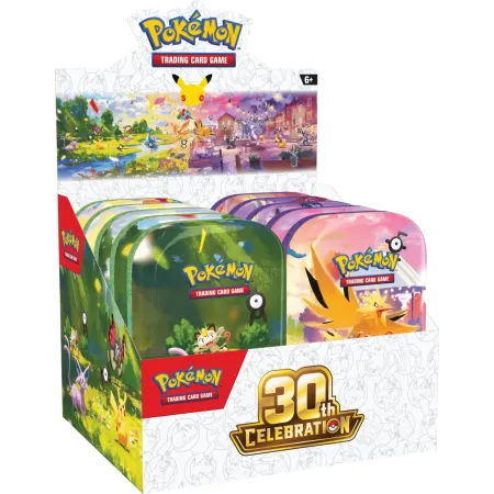 Pokemon TCG: 30th Celebration - Mini Tin - MIX Display (10)