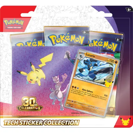Pokemon TCG: 30th Celebration - Tech Sticker Collection - Lucario