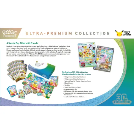 Pokemon TCG: 30th Celebration - Ultra-Premium Collection - Day (Espeon ex)
