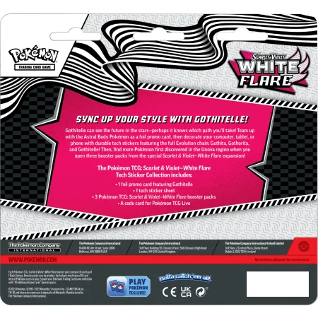 Pokemon TCG: Scarlet & Violet - White Flare - Tech Sticker - Gothitelle