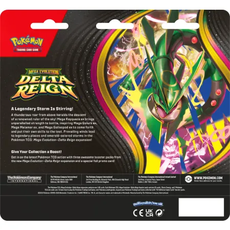 Pokemon TCG: Mega Evolution - Delta Reign - 3-Pack Blister