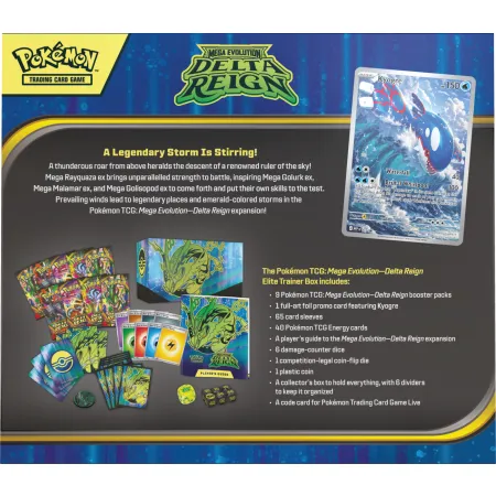 Pokemon TCG: Mega Evolution - Delta Reign - Elite Trainer Box ETB