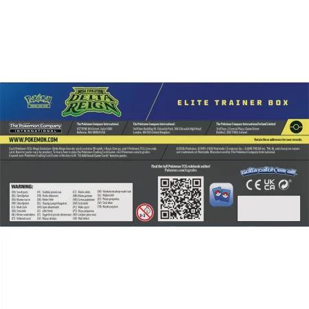 Pokemon TCG: Mega Evolution - Delta Reign - Elite Trainer Box ETB