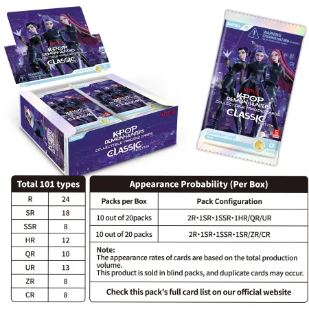 K-Pop Demon Hunters: Classic Edition - Gold Booster Display (20)