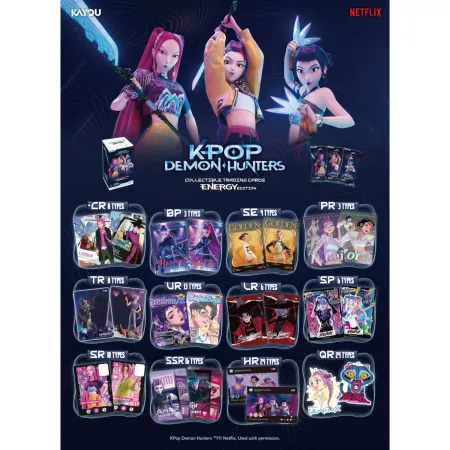 K-Pop Demon Hunters: Energy Edition - Platinum Blister Display (12)