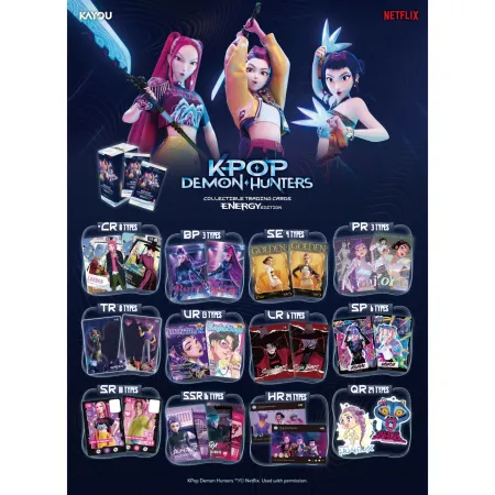 K-Pop Demon Hunters: Energy Edition - Platinum Booster Display (12)