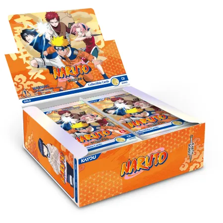 Naruto: Smriti Collectible Cards - Earth Scroll - Gold Booster Display (20)