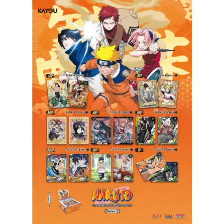 Naruto: Smriti Collectible Cards - Earth Scroll - Gold Booster Display (20)