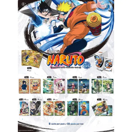 Naruto: Smriti Collectible Cards - Heaven Scroll - Platinum Booster Display (12)