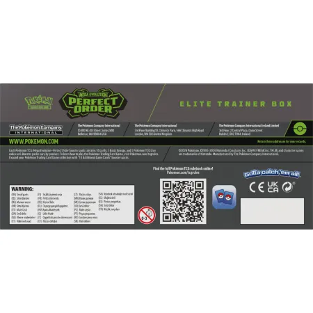 Pokemon TCG: Mega Evolution - Perfect Order - Elite Trainer Box