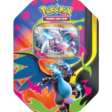 Pokemon TCG: Mega Charizard Tin - Mega Charizard X