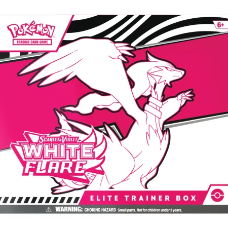 Pokemon TCG: Scarlet & Violet - White Flare - Elite Trainer Box - Reshiram