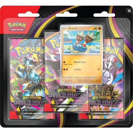 Pokemon TCG: Mega Evolution - Pitch Black - 3-Pack Blister